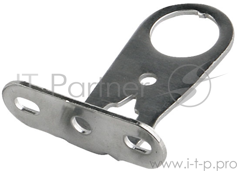 Кронштейн для велокорзины 28,6 мм серебристый Кронштейн велокорзины для штока передней вилки диаметром 28,6 мм, стальной, серебристый