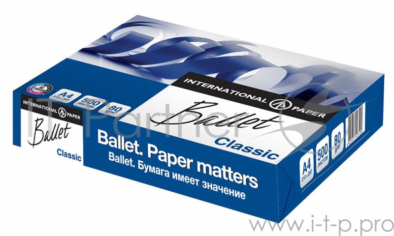 Бумага International Paper БалетКлассик A4/80г/м2/500л. 153СIE