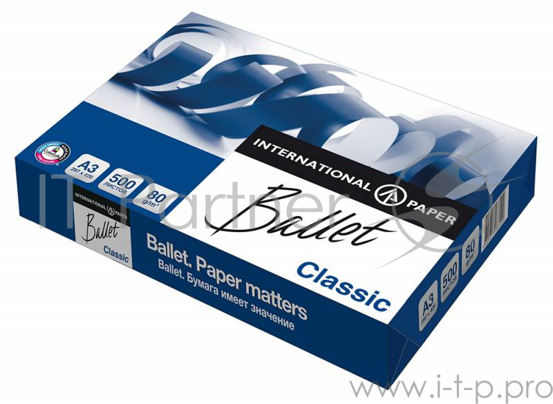 Бумага International Paper БалетКлассик A3/80г/м2/500л. 153СIE