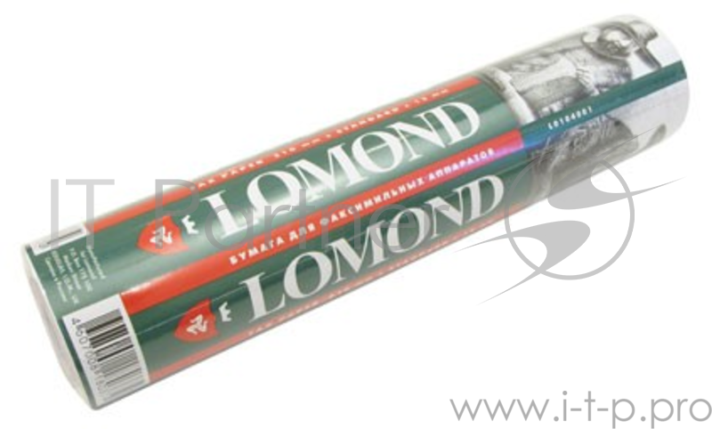 Термобумага LOMOND для факса, 210x30x12, 55г/м2. !!!Грузить кратно коробкам 35.