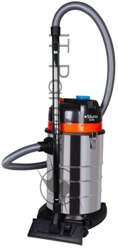Пылесосы строительные Sturm VC7203 Промышленный пылесос 1600Вт,объём 30л,ЭЛЕКТ.РОЗЕТКА 2кВт,АВТОМАТИЧ. вкл/откл STURM! VC7203