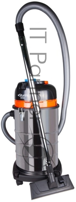 Пылесосы строительные Sturm VC7203 Промышленный пылесос 1600Вт,объём 30л,ЭЛЕКТ.РОЗЕТКА 2кВт,АВТОМАТИЧ. вкл/откл STURM! VC7203