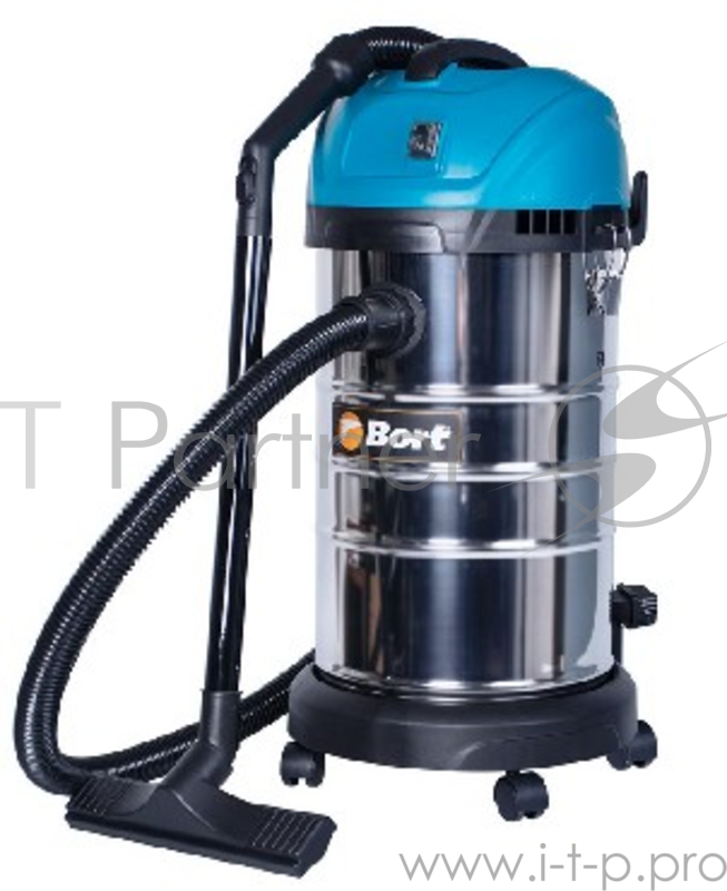 Пылесосы строительные Bort BSS-1630-SmartAir Пылесос строительный 91272294 { 1600 Вт, вместимость 30 л, 45 л/сек, 7 кг, набор аксессуаров 7 шт }