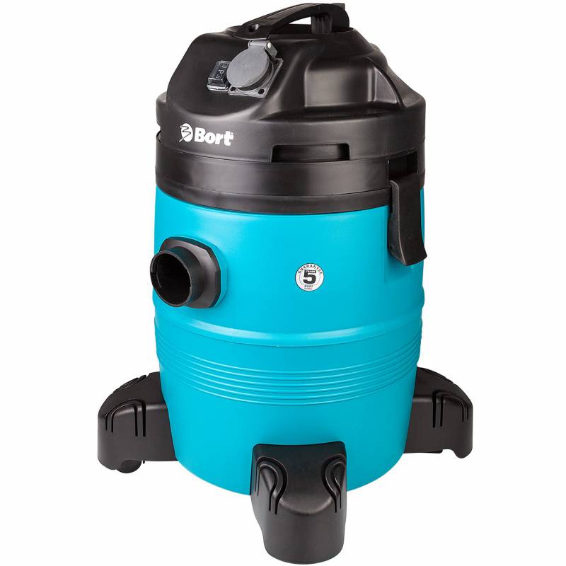 Пылесосы строительные Bort BSS-1335-Pro Пылесос строительный 98297072 { 1400 Вт, вместимость 35 л, 58 л/сек, 8,3 кг, набор аксессуаров 11 шт }