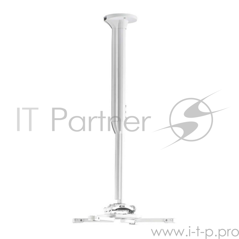 Комплект монтажный CHIEF Комплект монтажный для крепления проекторов к потолку универсальный, 45-80 см, 5 кг, нагрузка до 11,34 кг, white