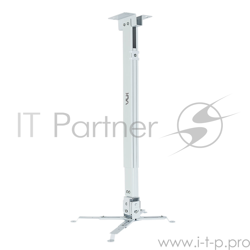 Кронштейн для проекторов VLK TRENTO-83w Белый, настенный/потолочный, max 15 кг, 3 ст своб/, наклон ±15°, от потолка 630-1000 мм
