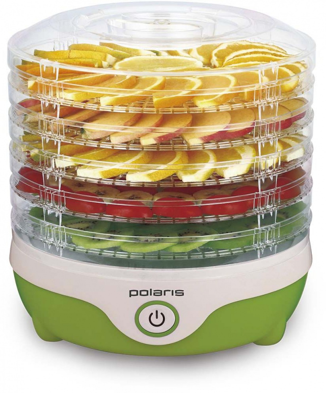 Сушка для фруктов Polaris PFD 0305 белый/зеленый