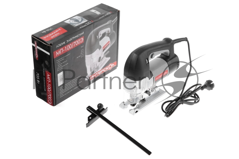 Лобзик ИНТЕРСКОЛ МП-100/700Э Лобзик 15.1.1.11 {700Вт,3000о/м,ход 26мм,3 кг}