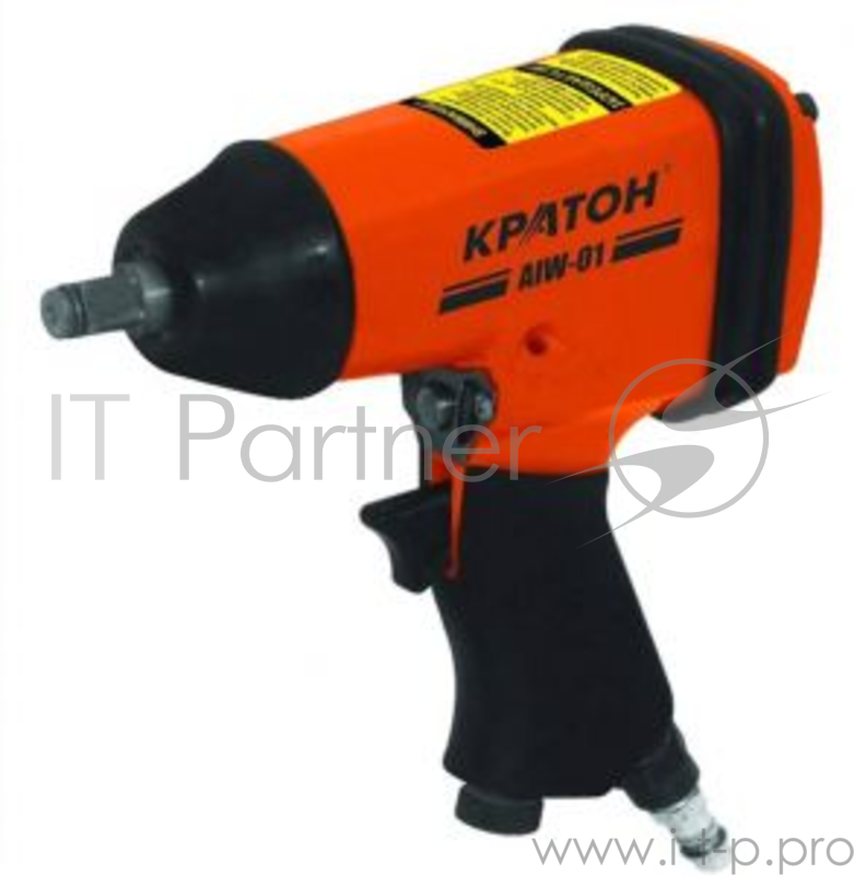 Гайковерт пневматический КРАТОН AIW-01 ударный, 310 Нм, 7000 об/мин, 1/2'', 114 л/мин