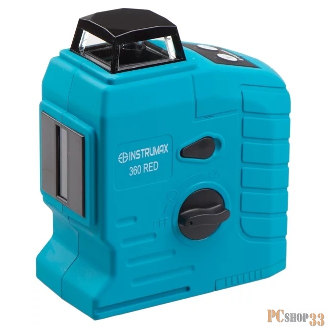 Уровень INSTRUMAX 360 RED IP54 1линия 360град. 10м сумка-чехол