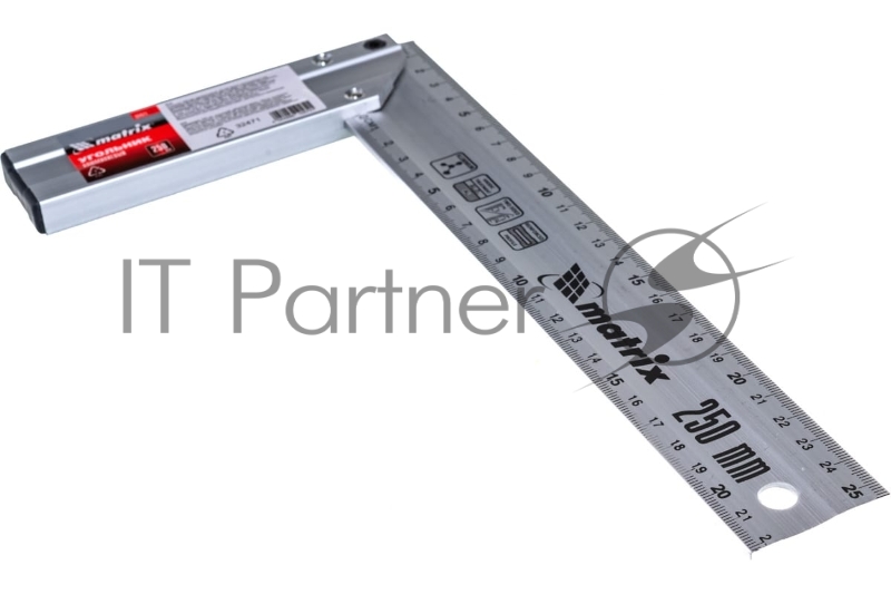 Угольник MATRIX 32471 250мм алюминиевый литой