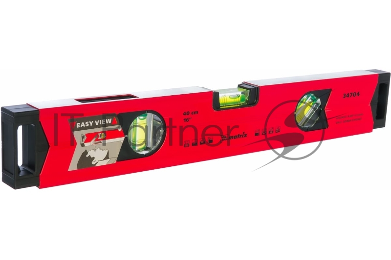 Уровень MATRIX 34704 400мм 0.5мм/м 3 глазка