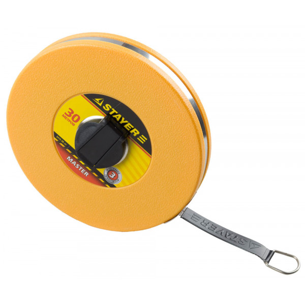 Мерная лента STAYER 3415-30_z01 MASTER F-30, фиберглассовое двустороннее полотно, 30м