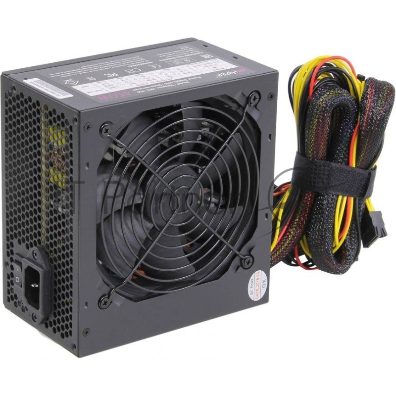 Блок питания HIPER HPA-450 (ATX 2.31, 450W, Active PFC, 80Plus, 120mm fan, черный) BOX