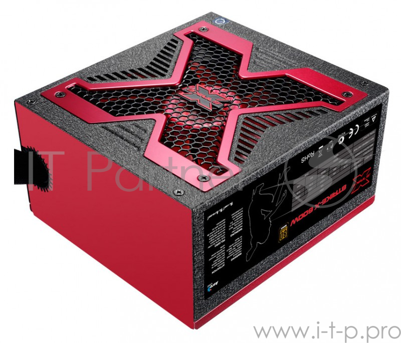 Блок питания Aerocool ATX 600W Strike-X 600 80+ bronze (24+4+4pin) APFC 140mm fan 6xSATA RTL
