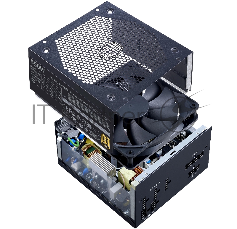 Блок питания 550W Power Supply Cooler Master V550 Gold, 550W, ATX, 140mm, 8xSATA, 2xPCI-E(6+2), APFC, 80+ Gold