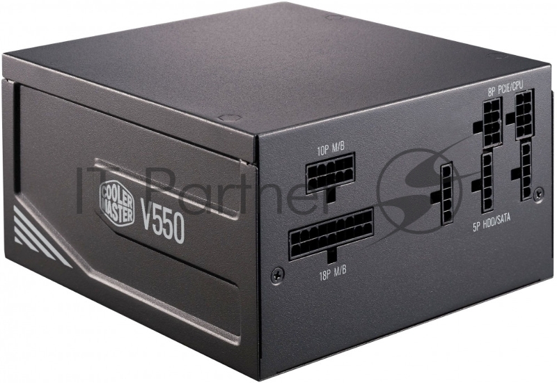 Блок питания 550W Power Supply Cooler Master V550 Gold, 550W, ATX, 140mm, 8xSATA, 2xPCI-E(6+2), APFC, 80+ Gold