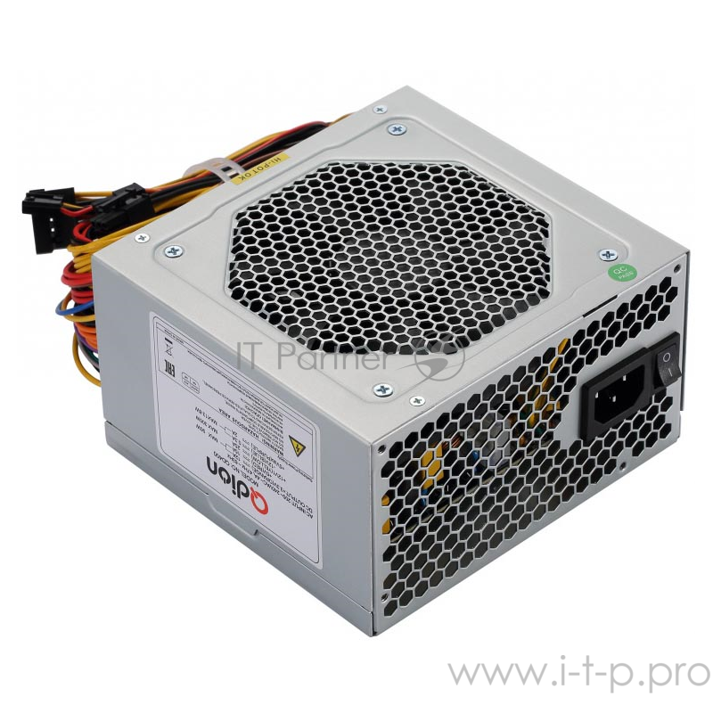 Блок питания 400Вт QDION ATX 400W, 120mm, 3xSATA, 1xPCI-e, nonPFC
