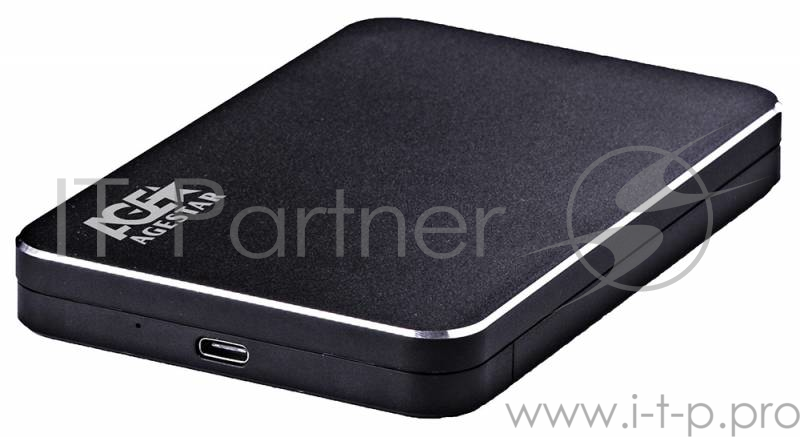 Внешний корпус для HDD AgeStar 31UB2A18C SATA алюминий черный 2.5