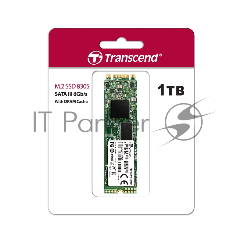 Твердотельный накопитель Transcend 1TB M.2 SSD MTS 830 series (22x80mm) R/W: 560/520
