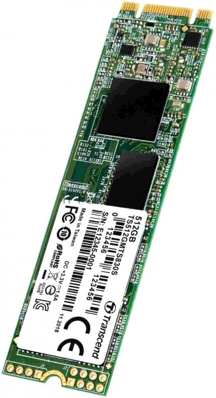 Твердотельный накопитель Transcend 512GB M.2 SSD MTS 830 series (22x80mm) R/W: 560/520