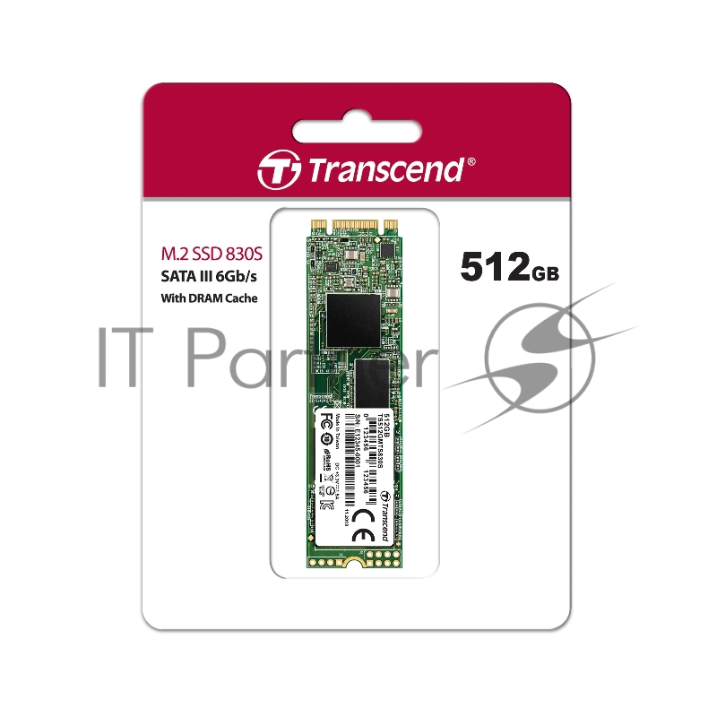 Твердотельный накопитель Transcend 512GB M.2 SSD MTS 830 series (22x80mm) R/W: 560/520