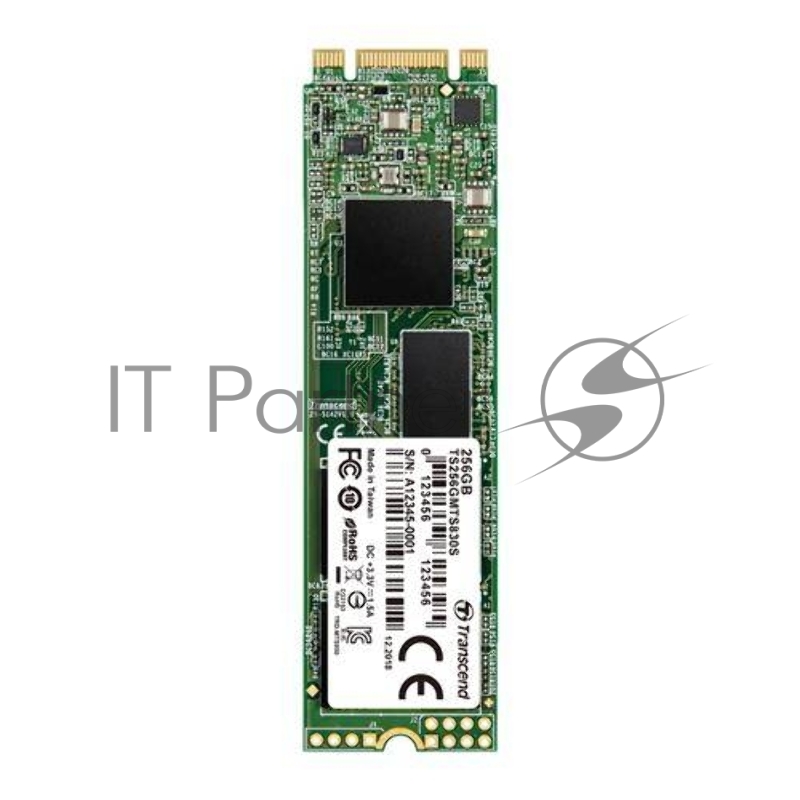 Твердотельный накопитель Transcend 256GB M.2 SSD MTS 830 series (22x80mm) R/W: 560/520
