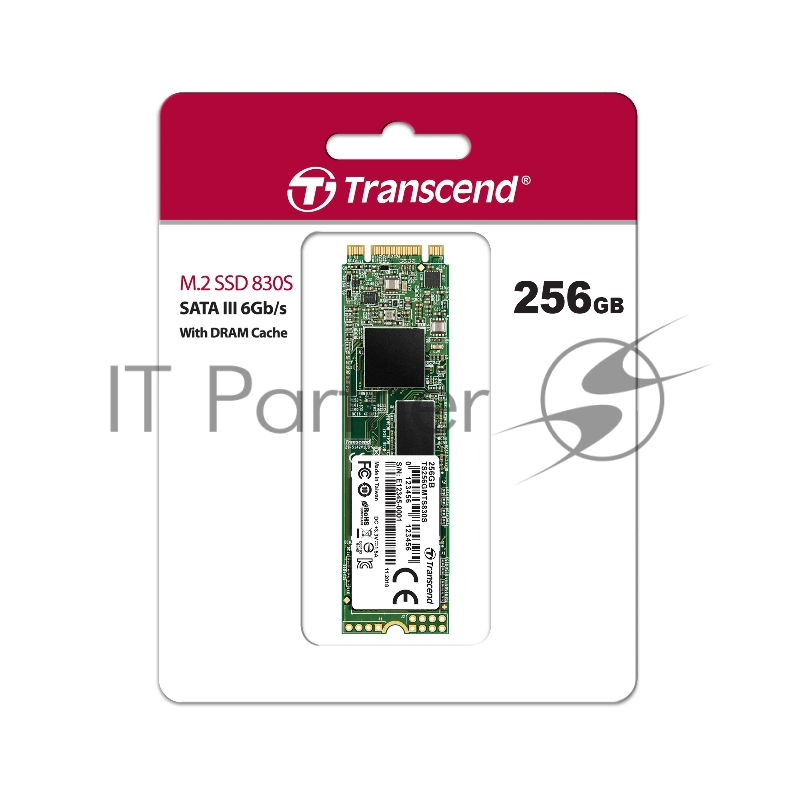 Твердотельный накопитель Transcend 256GB M.2 SSD MTS 830 series (22x80mm) R/W: 560/520