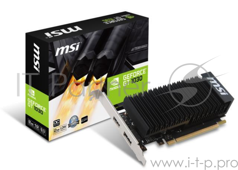 Видеокарта PCIE16 GT1030 2GB GDDR5 GT 1030 2GH LP OC MSI