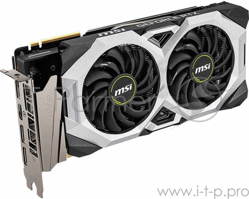 Видеокарта MSI PCI-E RTX 2080 VENTUS 8G V2 nVidia GeForce RTX 2080 8192Mb 256bit GDDR6 1515/14000/HDMIx1/DPx3/HDCP Ret