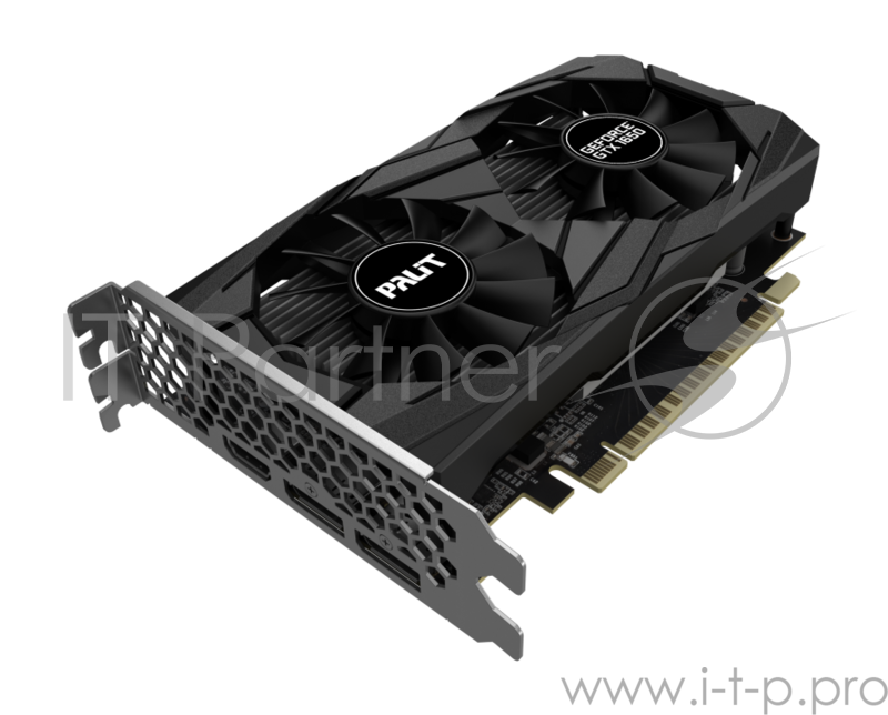 Видеокарта Palit PCI-E PA-GTX1650 DUAL 4G nVidia GeForce GTX 1650 4096Mb 128bit GDDR5 1485/8000/HDMIx1/DPx2/HDCP Ret