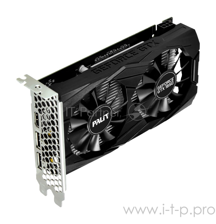 Видеокарта Palit PCI-E PA-GTX1650 DUAL OC 4G nVidia GeForce GTX 1650 4096Mb 128bit GDDR5 1485/8000/HDMIx1/DPx2/HDCP Ret
