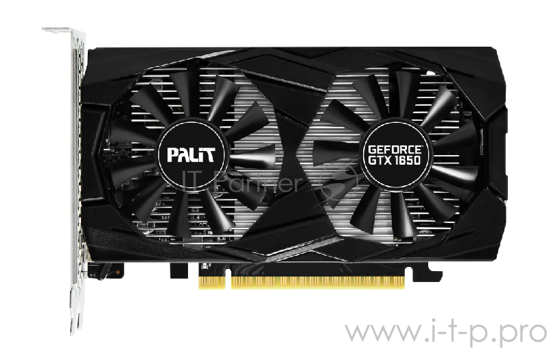 Видеокарта Palit PCI-E PA-GTX1650 DUAL OC 4G nVidia GeForce GTX 1650 4096Mb 128bit GDDR5 1485/8000/HDMIx1/DPx2/HDCP Ret