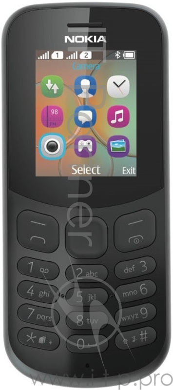 Мобильный телефон Nokia 130 Dual Sim Black A00021150 {1.8'' 160x128,MicroSD,2 Sim, BT}