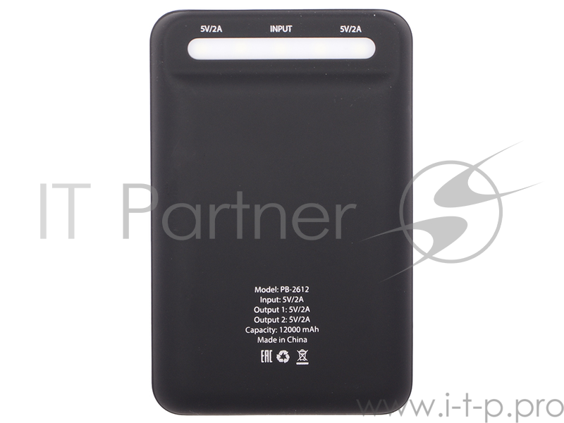 Внешний аккумулятор HARPER PB-2612 black