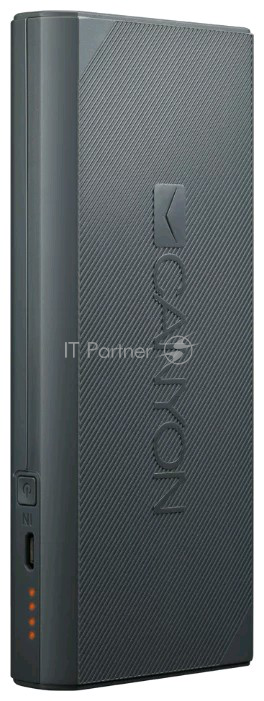 Внешний аккумулятор Canyon CNE-CPBF130W 13000mAh (Dark Gray). (H2CNECPBF130DG)