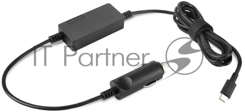 Адаптер Lenovo 65W USB-C DC Travel Adapter for L380/480/580, P51s/52s T470/470s/480/480s/570/580, TP13, Yoga370, X270/280/380 yoga