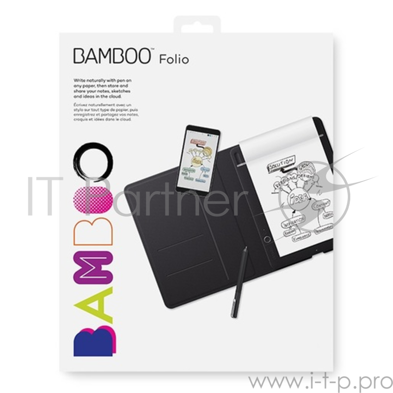 Интеллектуальный блокнот Bamboo Folio large