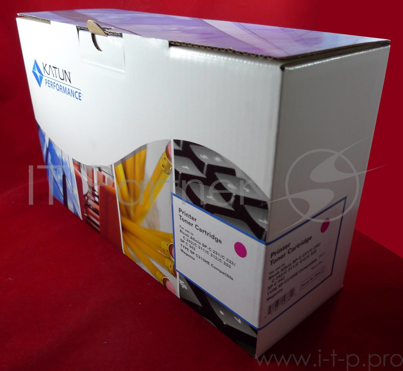 Принт-картридж Ricoh Aficio SP C231/232/242/311/312/320/342 красный, type SPC310HE 6k Katun