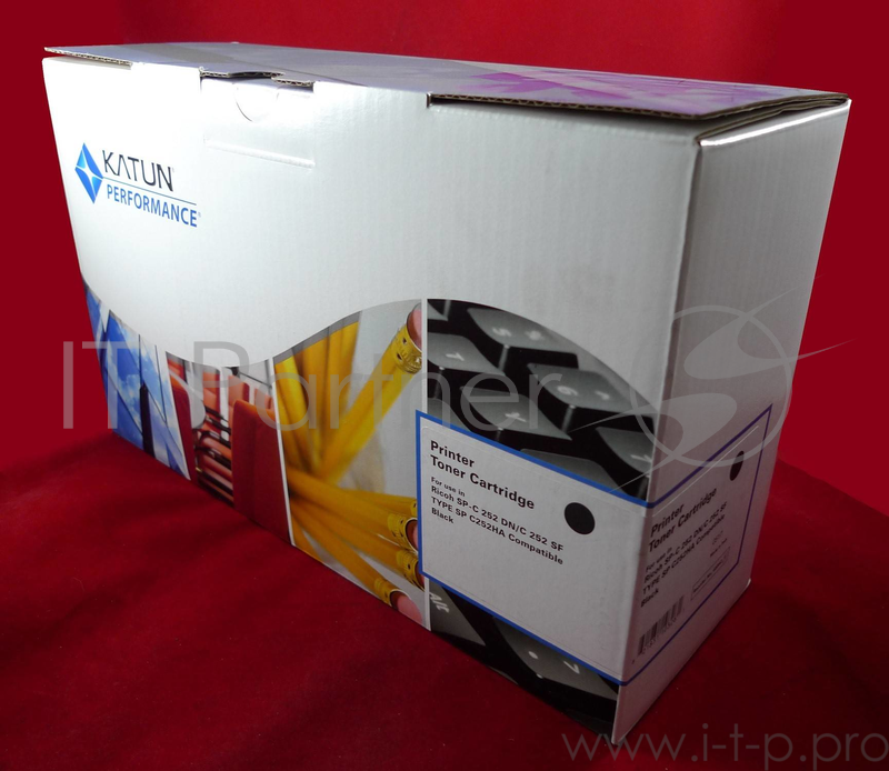 Принт-картридж Ricoh Aficio SP C252 черный, type SPC252HE 6.5k Katun