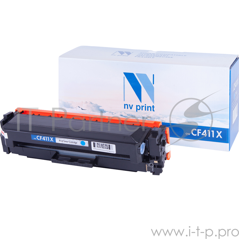Картридж NVPrint совместимый для LJ Pro M477fdn/M477fdw/M477fnw/M452dn CF411X Cyan (5 000k)