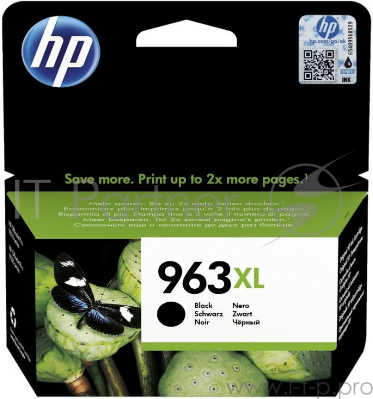 Картридж HP 963XL струйный черный повышенной ёмкости (2000 стр)