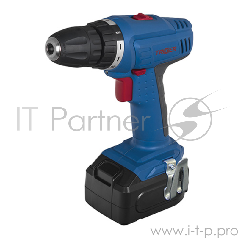 Дрель аккумуляторная TRIGGER 20001 12В 1.5Ач NiCd 10мм 14Нм 0-350/0-1250 об/мин 1.5кг