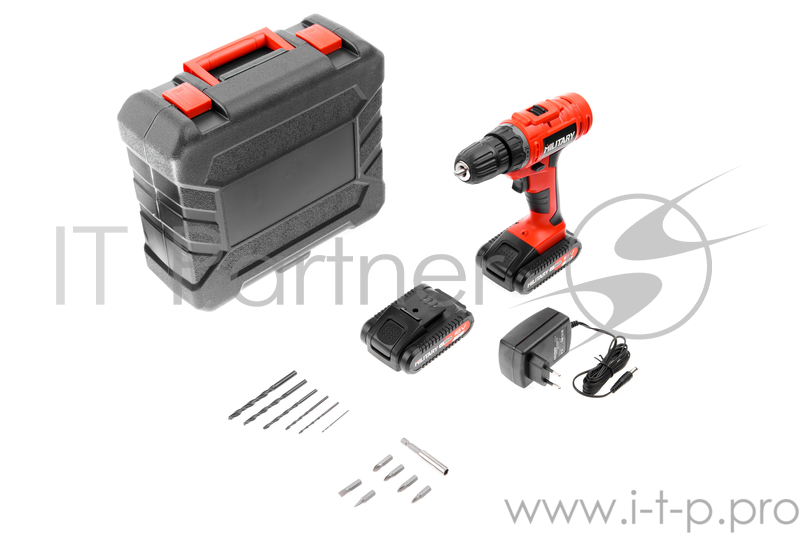 Аккум.дрель MILITARY CD18Li 18В 2х1.3Ач 10мм 0-350/0-1250 об/мин 28Нм в кейсе