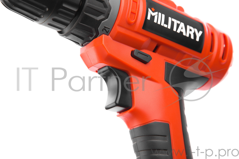 Аккум.дрель MILITARY CD18Li 18В 2х1.3Ач 10мм 0-350/0-1250 об/мин 28Нм в кейсе