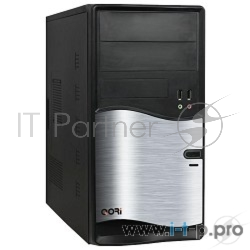 Корпус MiniTower QoRi QM105-A11 (черно-серый) (450W)