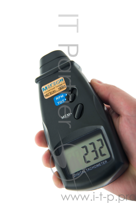 Тахометр МЕГЕОН 18001 лазерный фото