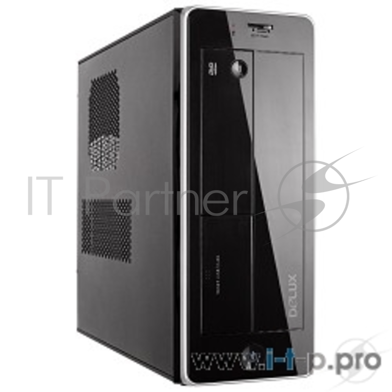 Корпус MiniTower DELUX ML-113 400W (черно-серебряный)