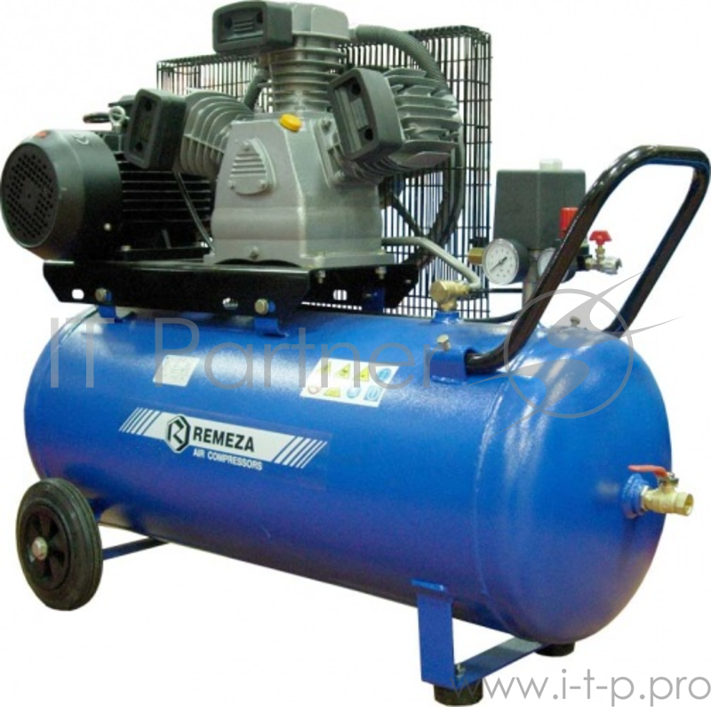 Компрессор REMEZA СБ 4/С-100 LB 40 580л/мин 10Атм 380В 3./1шт 100л 1/2 + 1/4''