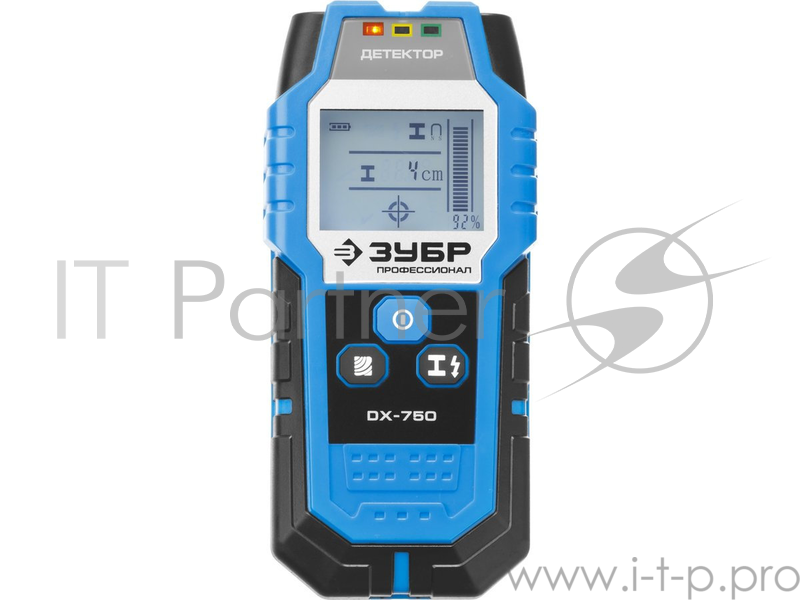 Металлоискатель ЗУБР 45260 дисплей автокалибровка металл100мм проводка50мм дерево20мм